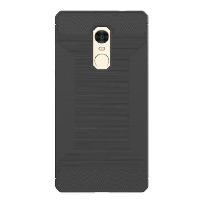 Tartós zselés tok csiszolással a Xiaomi Redmi Note 4X-re - szürke