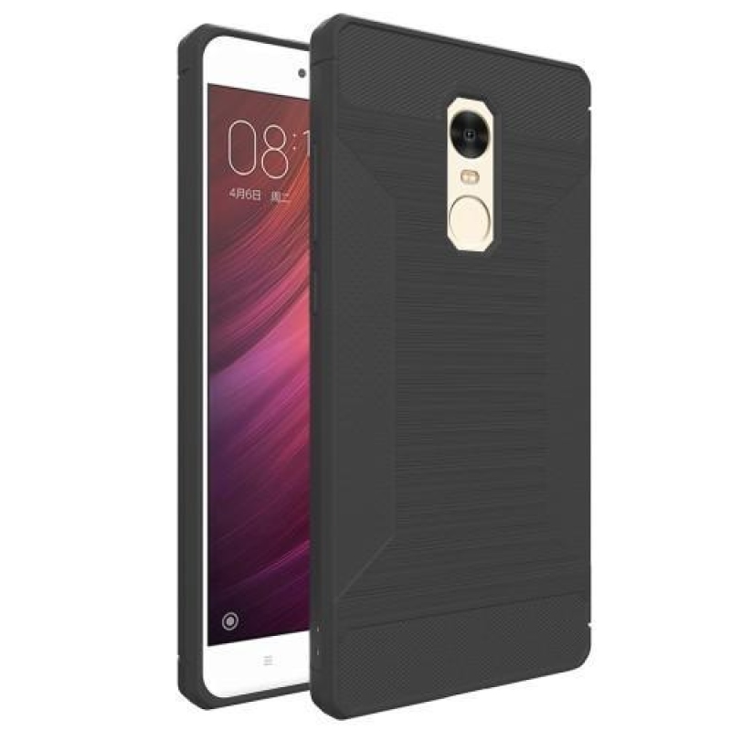 Tartós zselés tok csiszolással a Xiaomi Redmi Note 4X-re - szürke