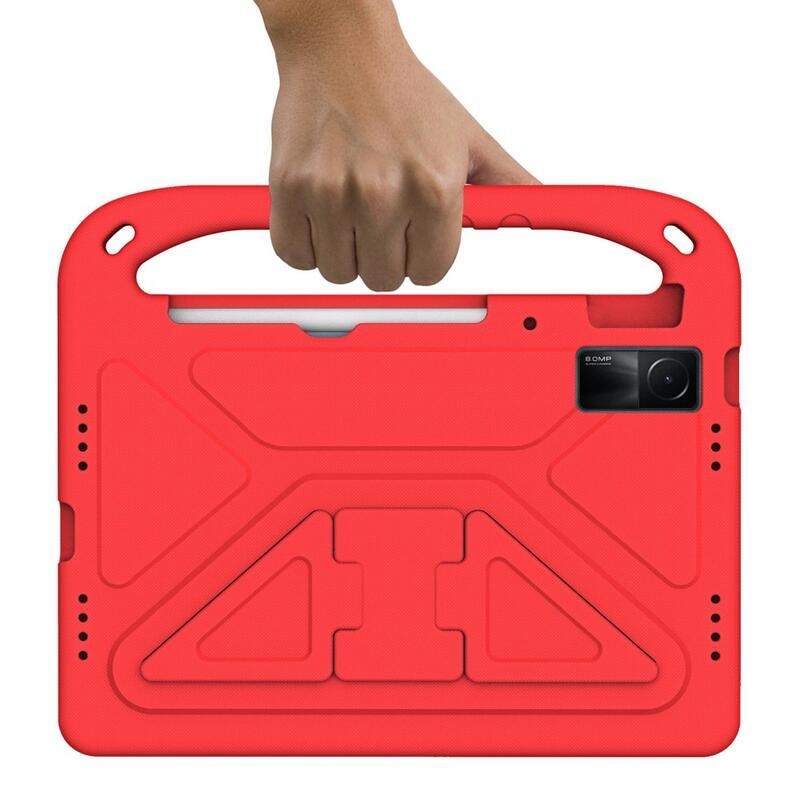 Tartós borító fogantyúval Xiaomi Redmi Pad 10.6 tablethez - piros