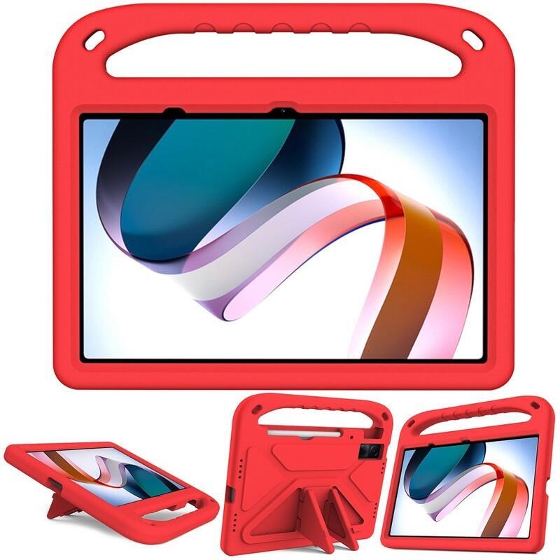 Tartós borító fogantyúval Xiaomi Redmi Pad 10.6 tablethez - piros