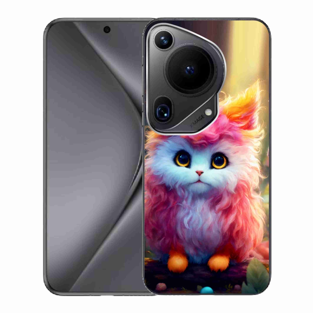 Gélburkolat mmCase a Huawei Pura 70 Ultra számára - aranyos cica 5