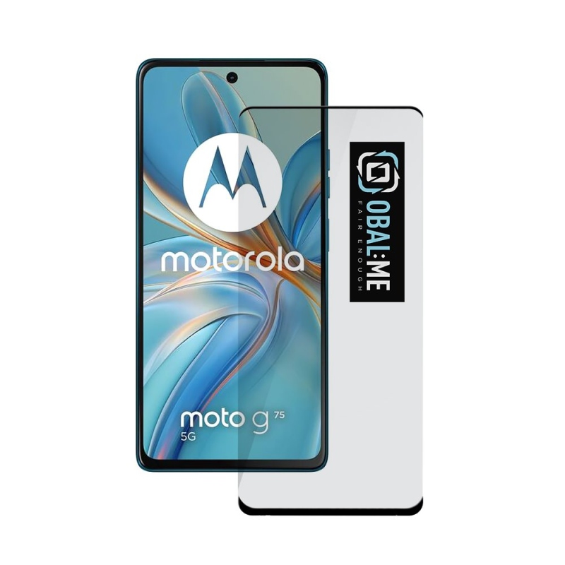 CSOMAG:ME 5D edzett üveg Motorola G75 Fekete