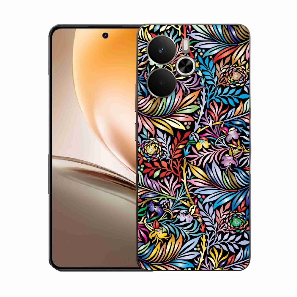Gél borító mmCase a Realme 14 5G készülékhez - virágok 5