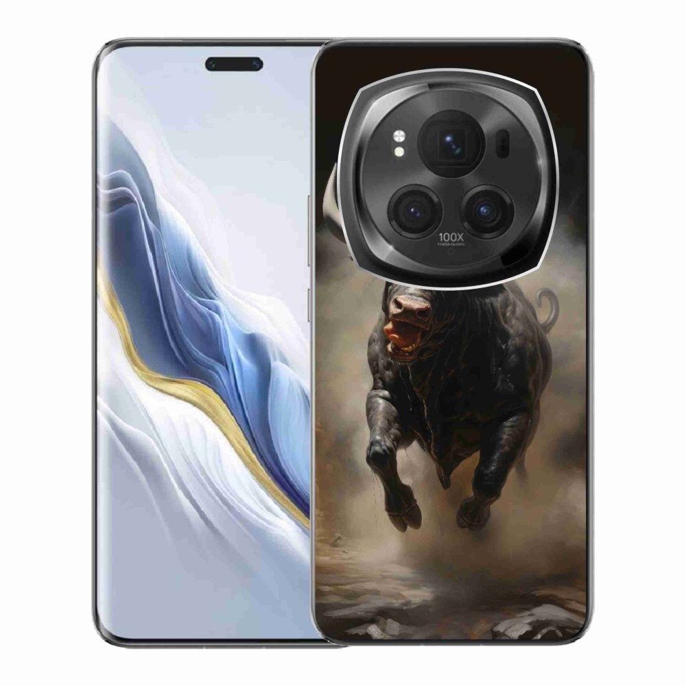 Gél borítás mmCase a Honor Magic 6 Pro 5G készülékhez - dühös bika