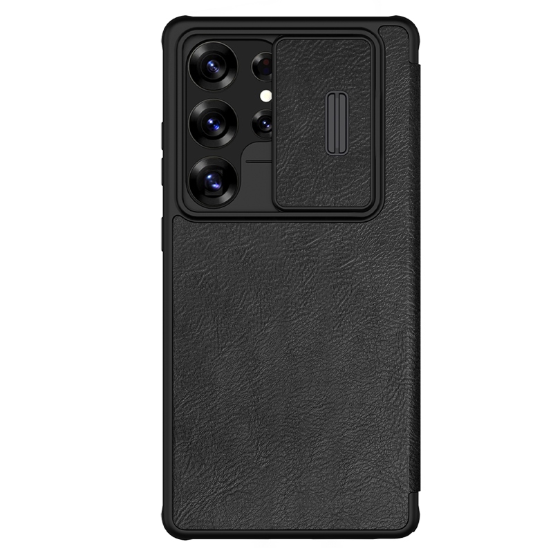 Nillkin Qin Book PRO tok Samsung Galaxy S25 Ultra fekete