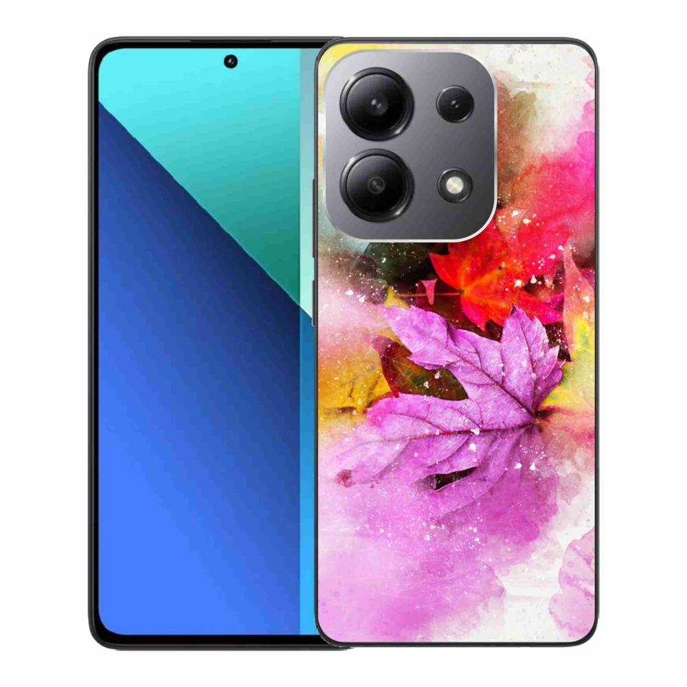 Gél borító mmCase a Xiaomi Redmi Note 13-hoz - színes levelek