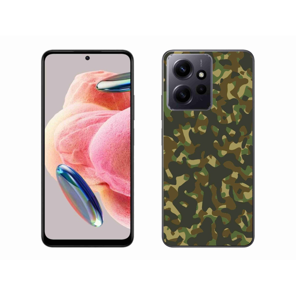 Gél borítás mmCase a Xiaomi Redmi Note 12 4G-hez - álcázó mintázat 1