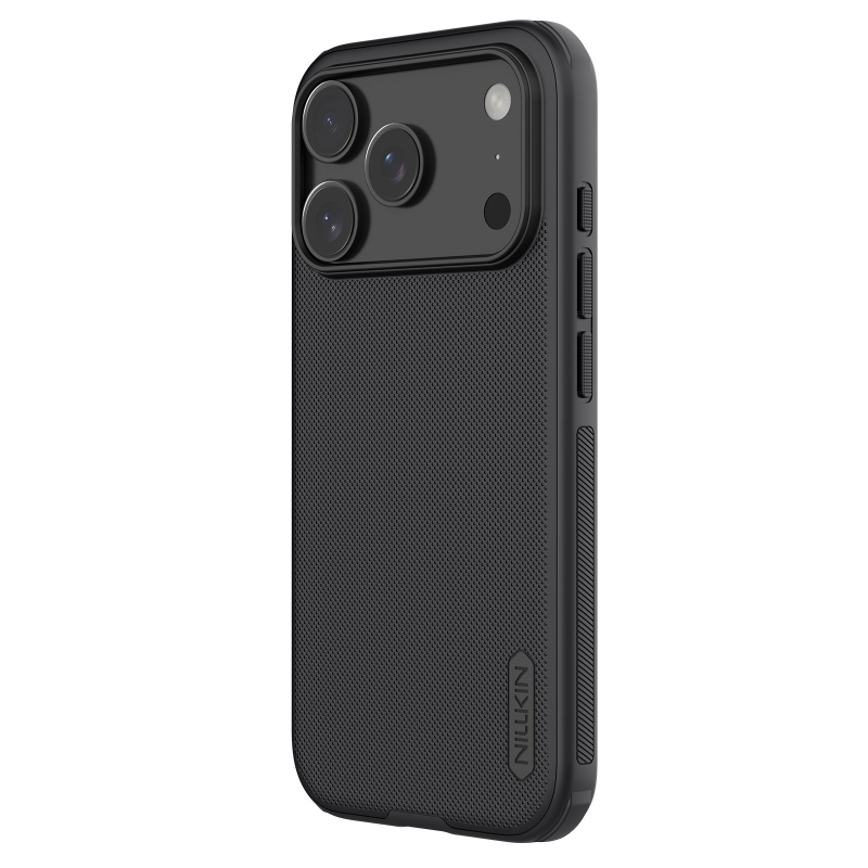 Nillkin Super Frosted PRO mágneses hátlap az Apple iPhone 17 Pro készülékhez Fekete