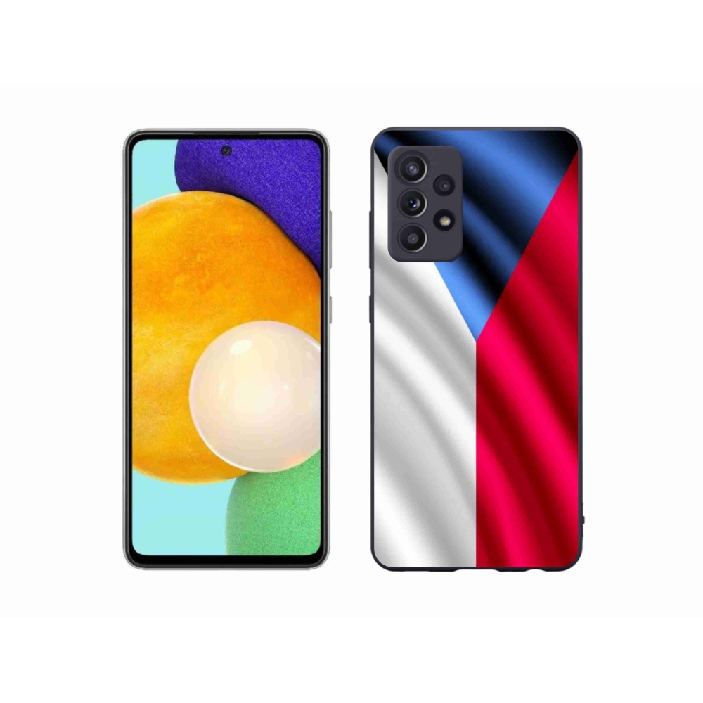 Zselés borítás mmCase Samsung Galaxy A52s 5G - cseh zászlóhoz