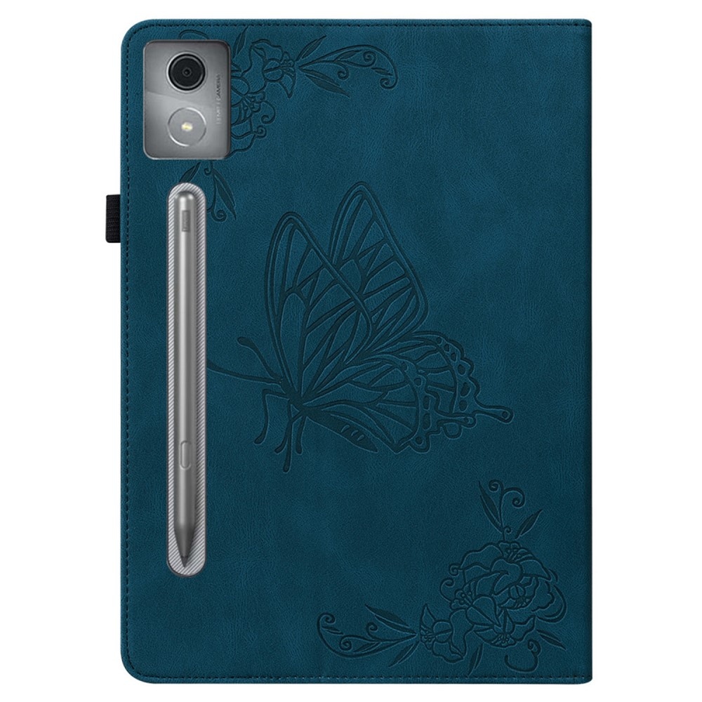 Pillangó táblagép tok Lenovo Idea Tab Pro 12.7 - kék