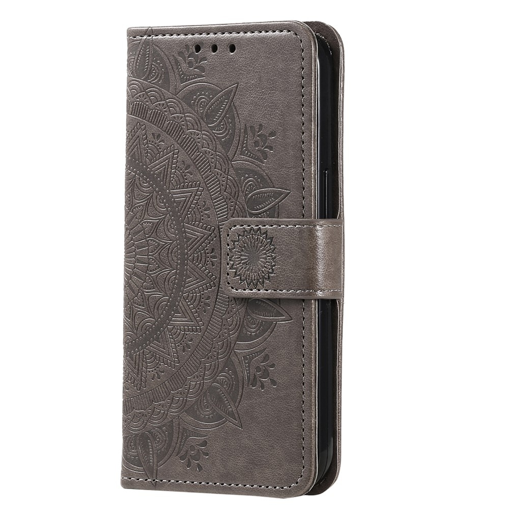 Mandala könyv tok Samsung Galaxy A26 5G - szürke