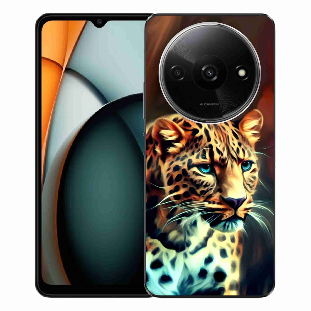 Gél borítás mmCase a Xiaomi Redmi A3-hoz - leopárd