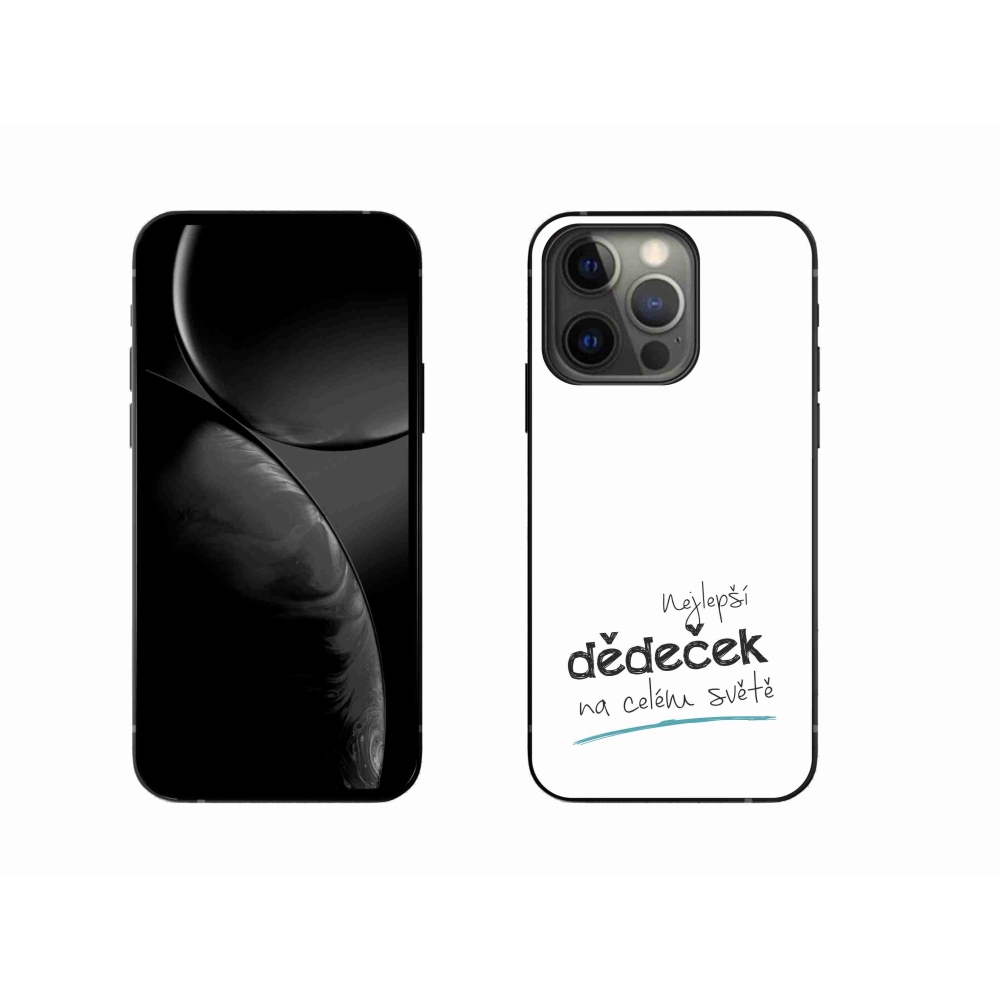 Gél borítás mmCase iPhone 13 Pro 6.1 készülékhez - Legjobb nagypapa 3 Fehér háttér