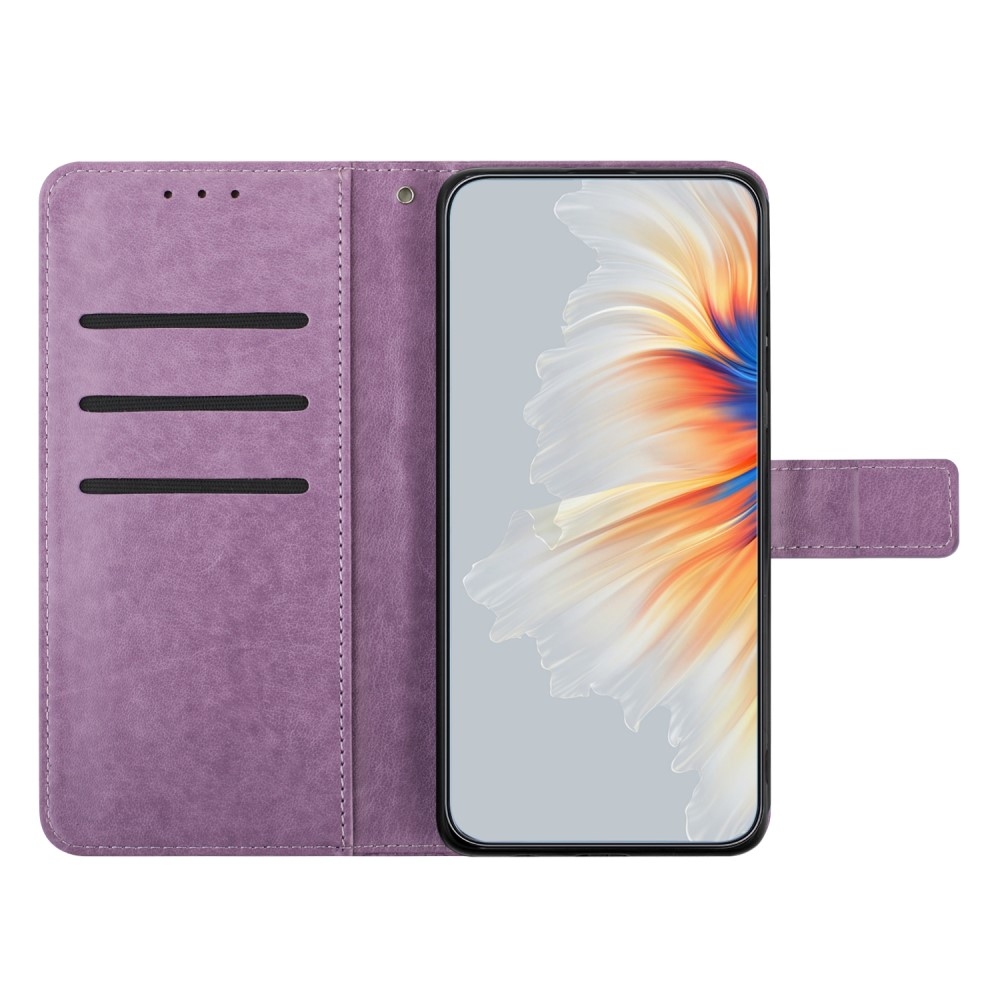 Mandala könyv tok Xiaomi Redmi 13C 5G - lila