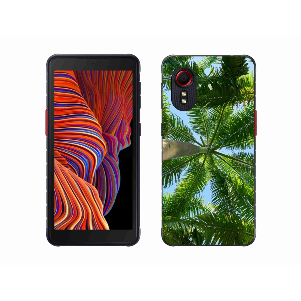 Gél borítás mmCase Samsung Galaxy Xcover 5 - pálmafa - Samsung Galaxy Xcover 5 - pálmafa