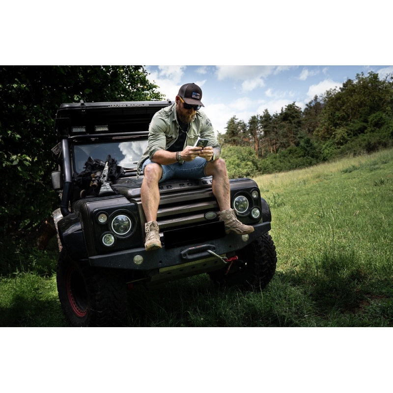 Tactical MagForce Hyperstealth 2.0 borító iPhone 15-hez Fekete/sárga