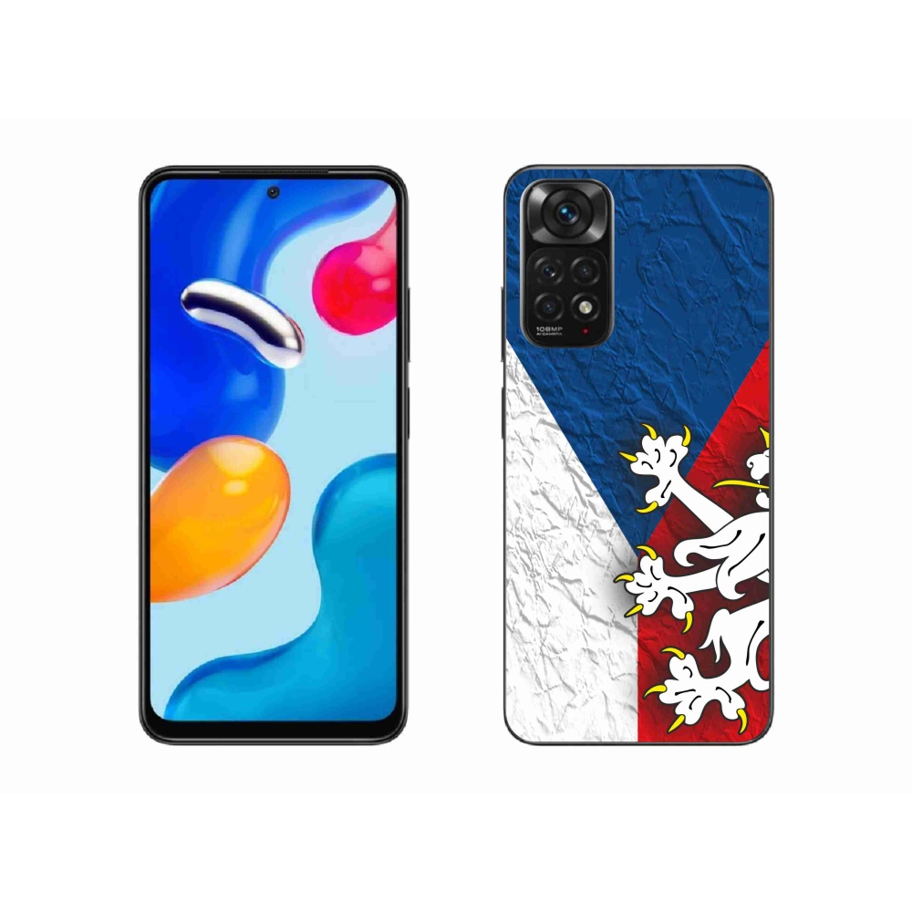 Gél borítás mmCase a Xiaomi Redmi Note 11 4G - cseh zászlóhoz 1
