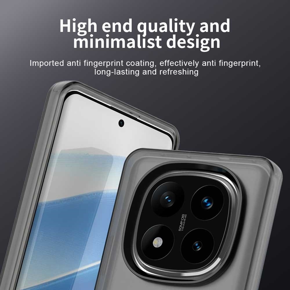 Candy zselés tok MagSafe-val Xiaomi Redmi Note 14 Pro 5G/Poco X7 5G - fekete