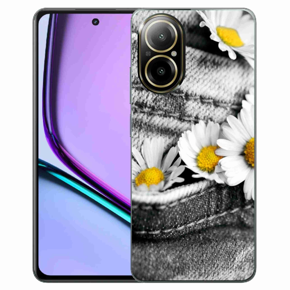 Gél tok mmCase a Realme C67 készülékhez - százszorszépek
