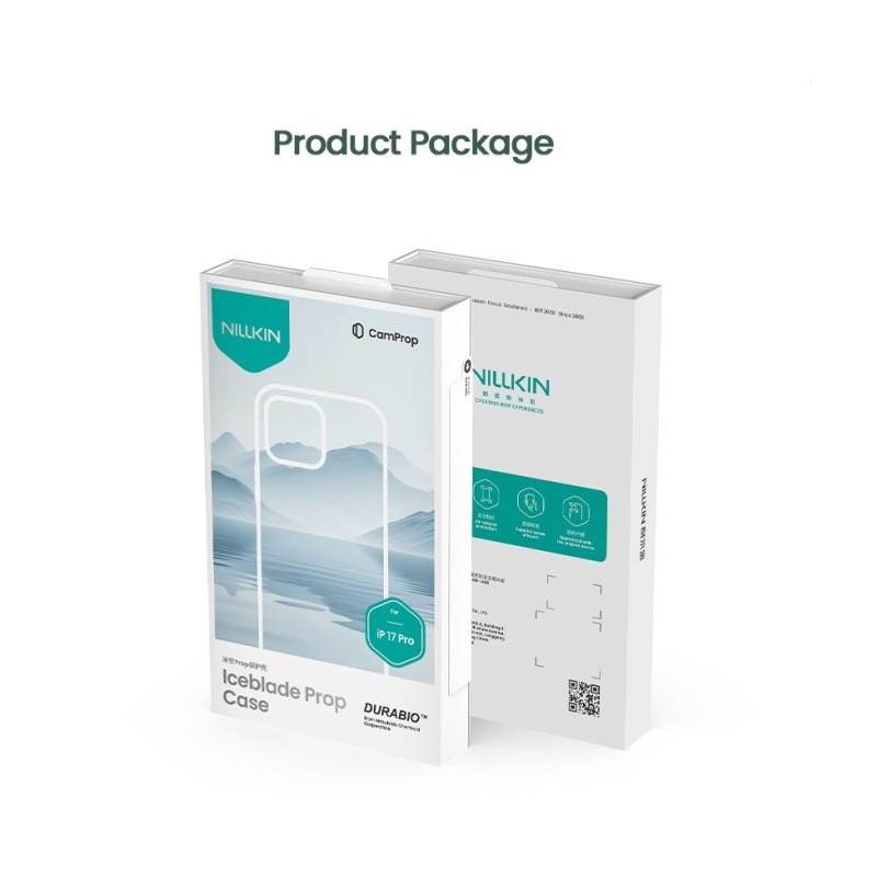 Nillkin Iceblade Prop mágneses borító Apple iPhone 17 Pro Twilight Gray készülékhez