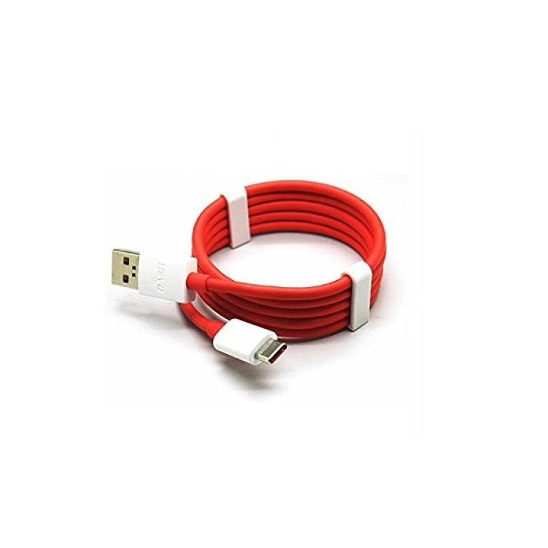 OnePlus 3 3T Eredeti USB-C adatkábel 0,95 m fehér/piros (ömlesztett)