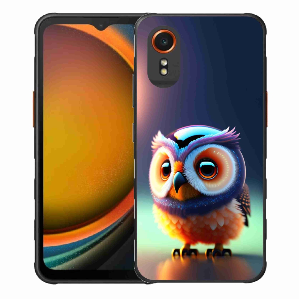Zselés borítás mmCase Samsung Galaxy Xcover 7 készülékhez - bagoly
