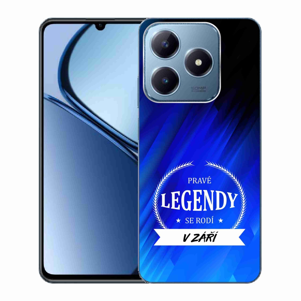 Gél borítás mmCase a Realme C63-on - Legendák szeptemberi kék háttérrel