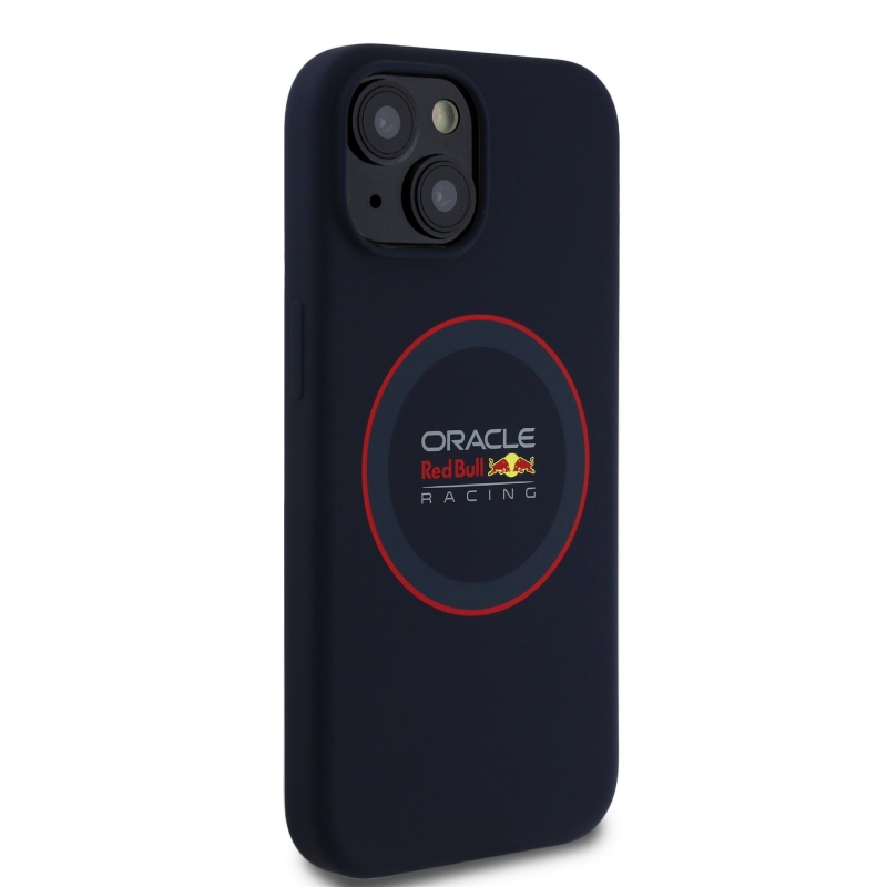 Red Bull szilikon Red Ring MagSafe hátlapi borító iPhone 15 Navy számára