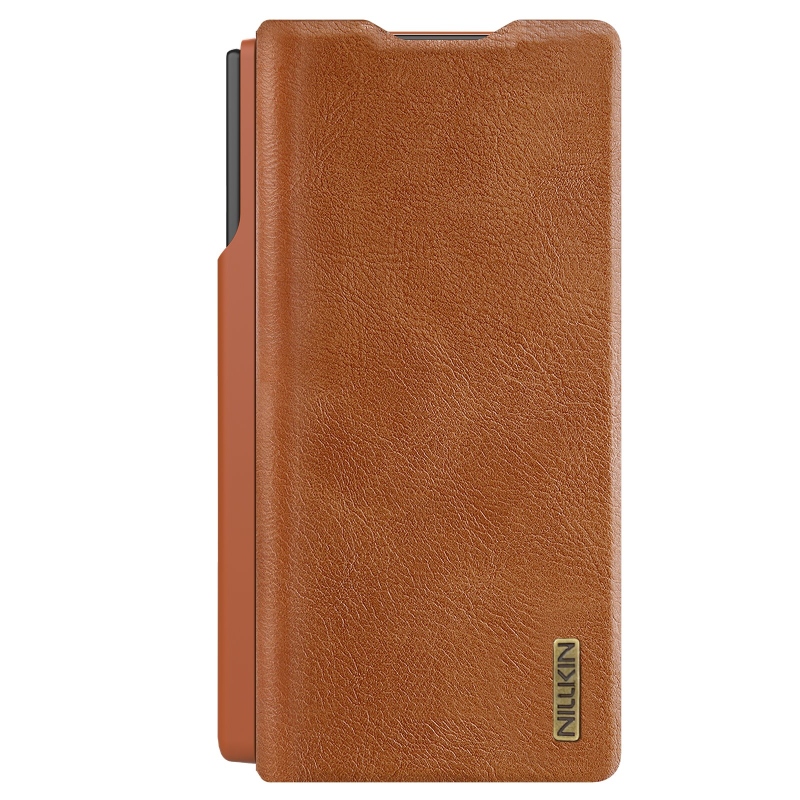 Nillkin Qin Book PRO tolltartó tok Samsung Galaxy Z Fold 7 barna barna