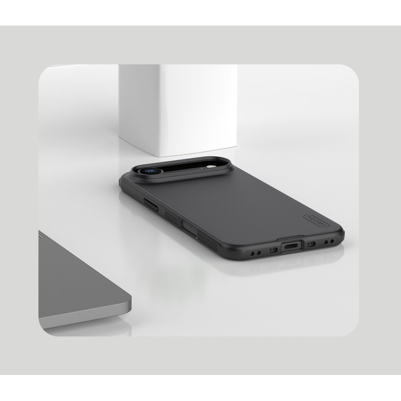 Nillkin Super Frosted PRO hátlap az Apple iPhone 17 Air készülékhez Fekete