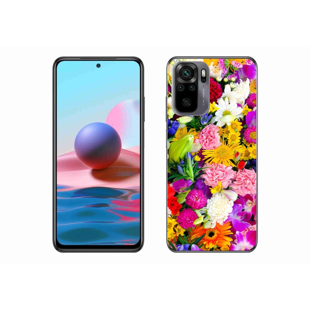 Gél borítás mmCase a Xiaomi Poco M5s számára - virág 12