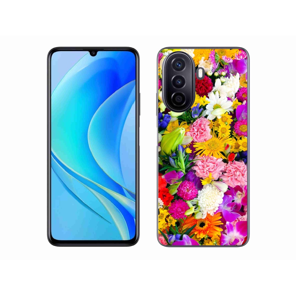 Gél borító mmCase a Huawei Nova Y70 készülékhez - virág 12