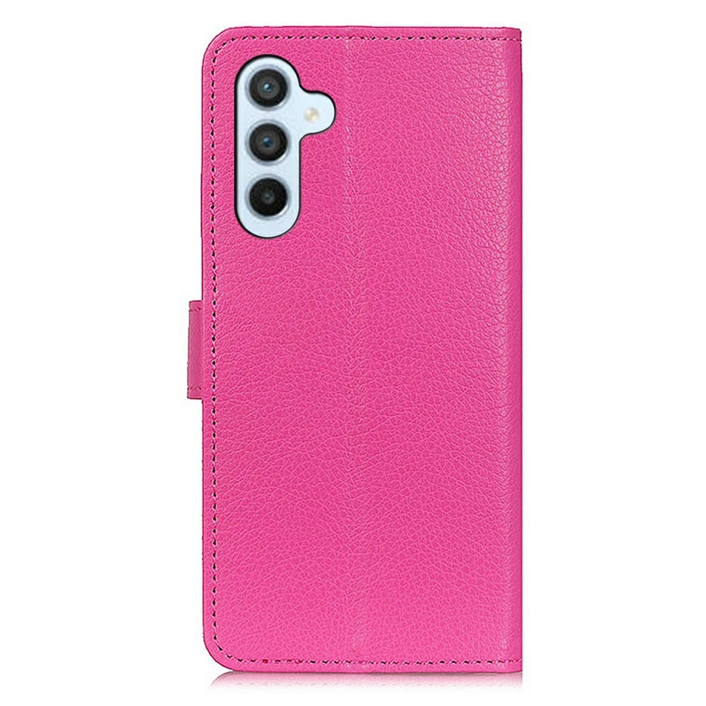 Litchie könyvtáska Samsung Galaxy A56 5G - rózsaszínű