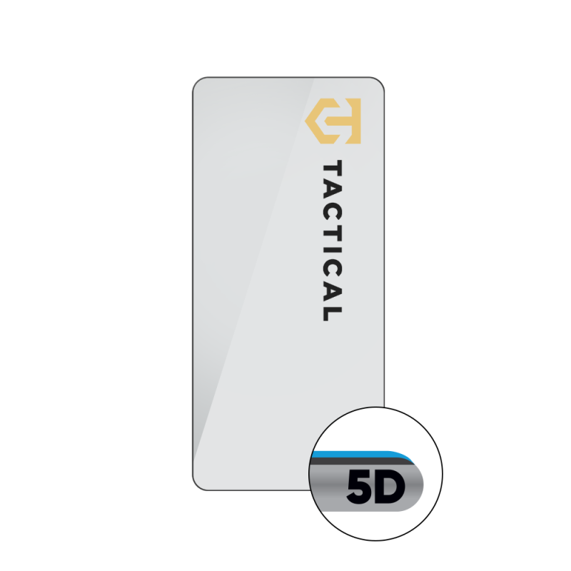 Taktikai üvegpajzs 5D üveg Samsung Galaxy S26-hoz Fekete