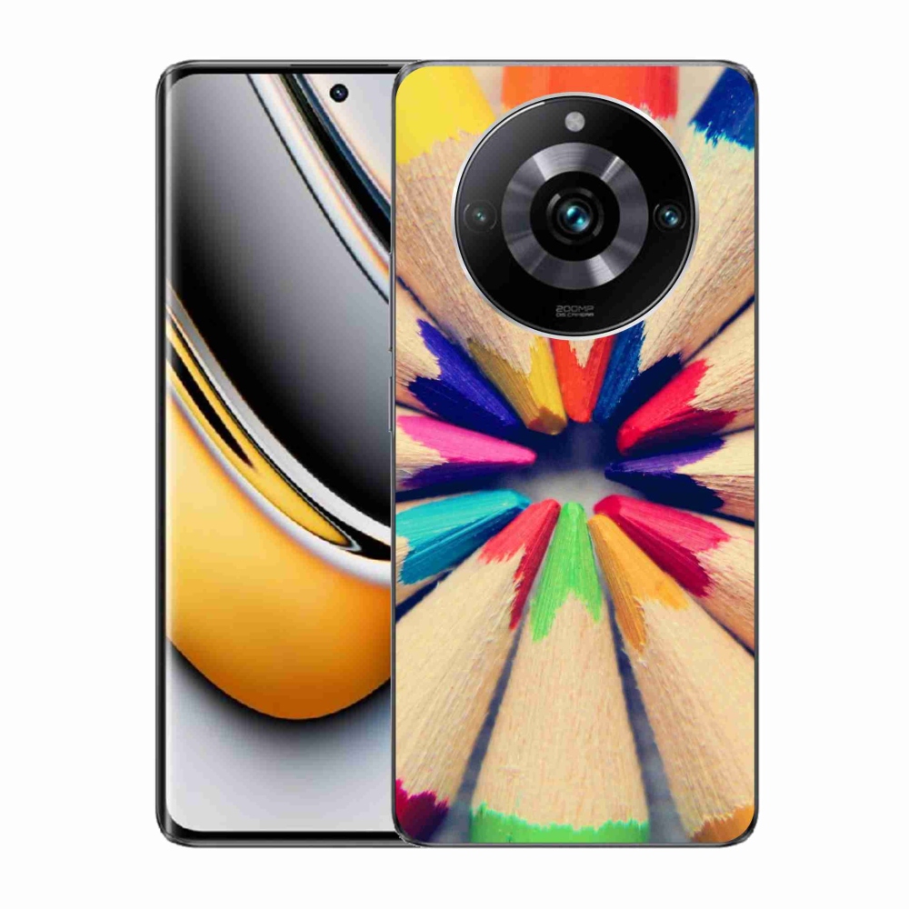 Gél borító mmCase a Realme 11 Pro/11 Pro+ készülékhez - zsírkréták