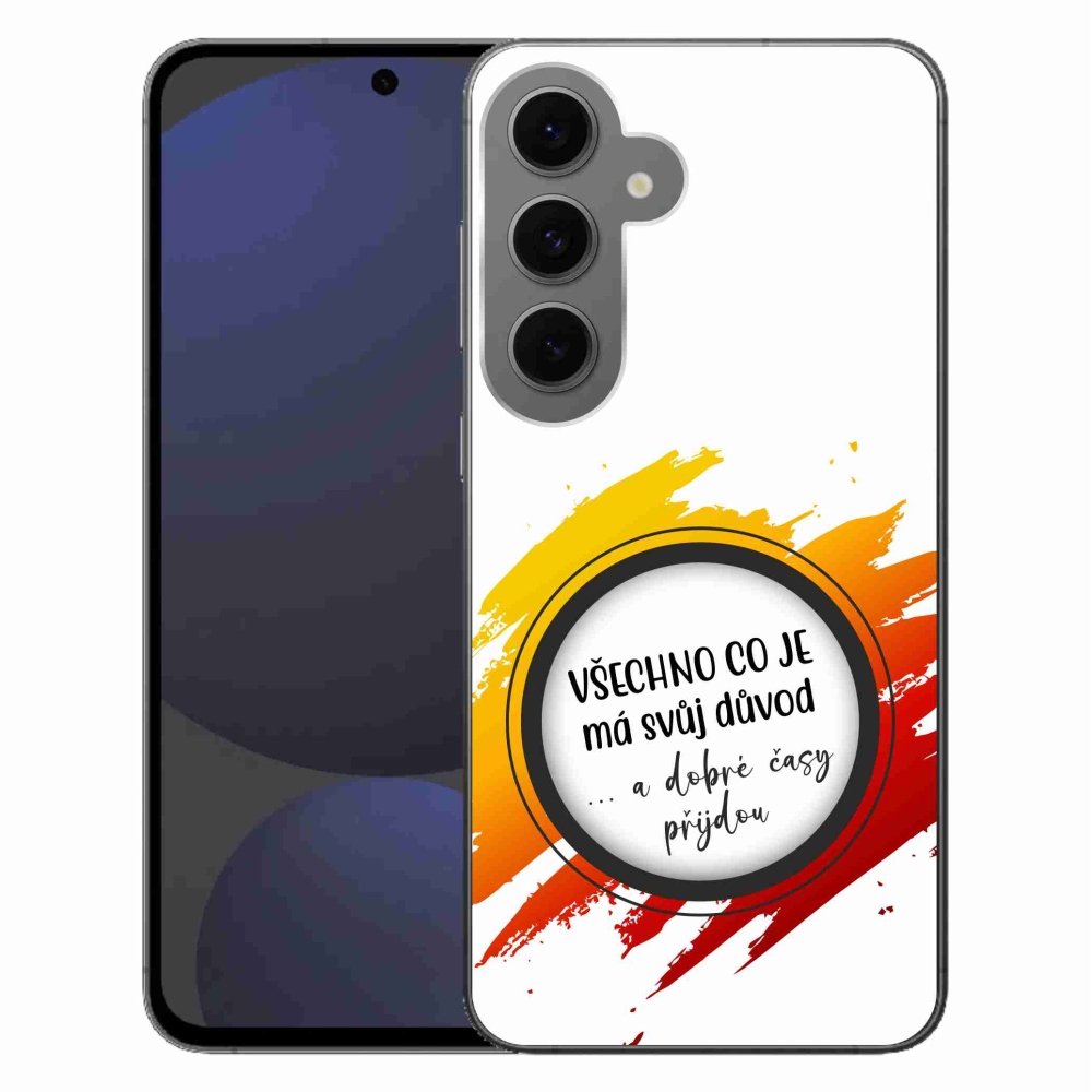 Gél borítás mmCase Samsung Galaxy S24 FE - idézem 3 fehér háttér