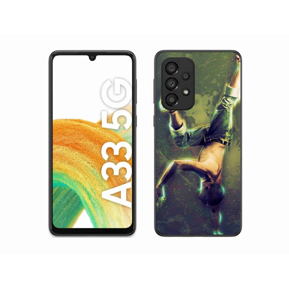 Gél borítás mmCase Samsung Galaxy A33 5G készülékhez - breakdance