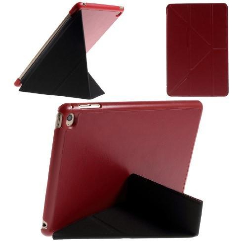 Origami fordítható tok iPad mini 4 készülékhez - piros