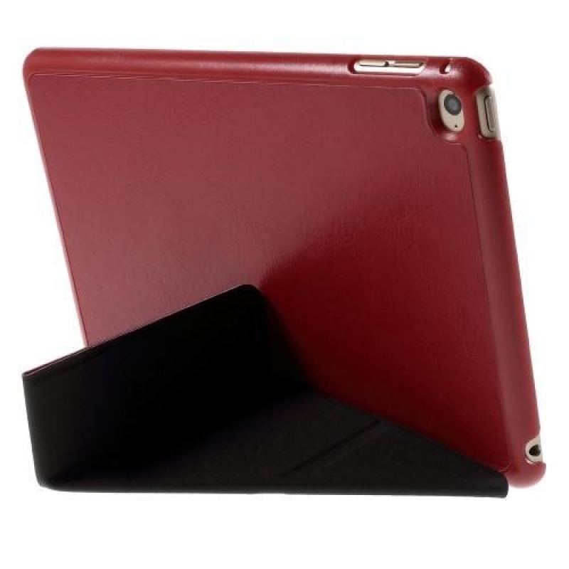 Origami fordítható tok iPad mini 4 készülékhez - piros