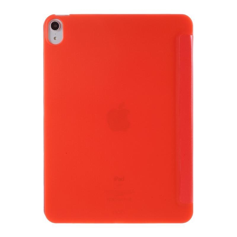 Origami összehajtható PU bőr pénztárca tok iPad Air (2020)/Air (2022) tablethez - piros