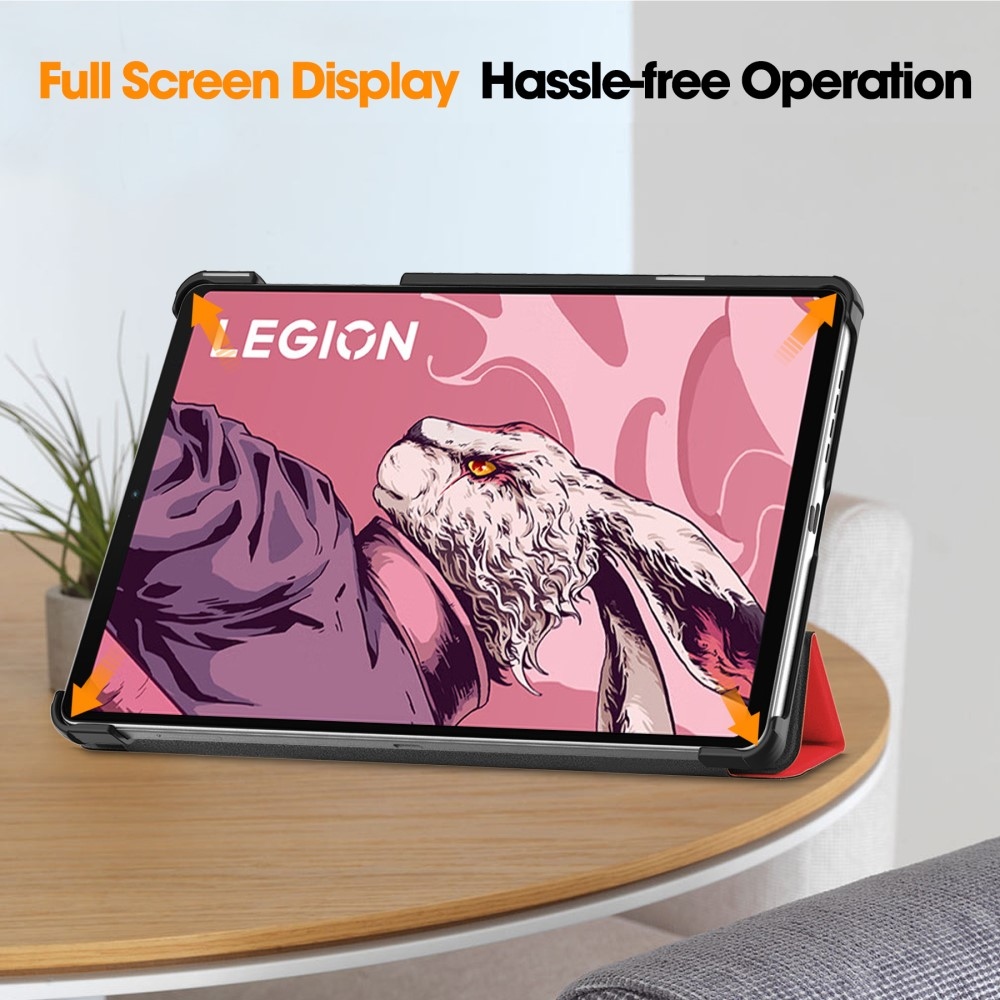 Cases okos záró tok Lenovo Legion Tab 8.8 (2. Gen.) táblagéphez - piros