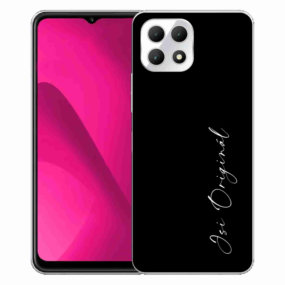 Gél borító mmCase a T-Mobile T Phone 2 - te vagy az eredeti fekete háttérrel