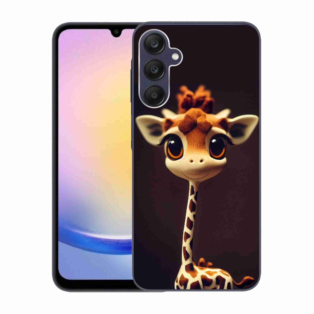 Gél védőhuzat mmCase Samsung Galaxy A25 5G - kis zsiráfhoz