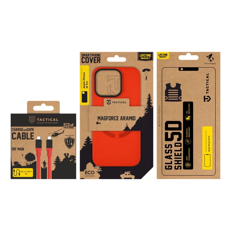 Tactical Red Limited Edition Combo az Apple iPhone 16 Pro készülékhez