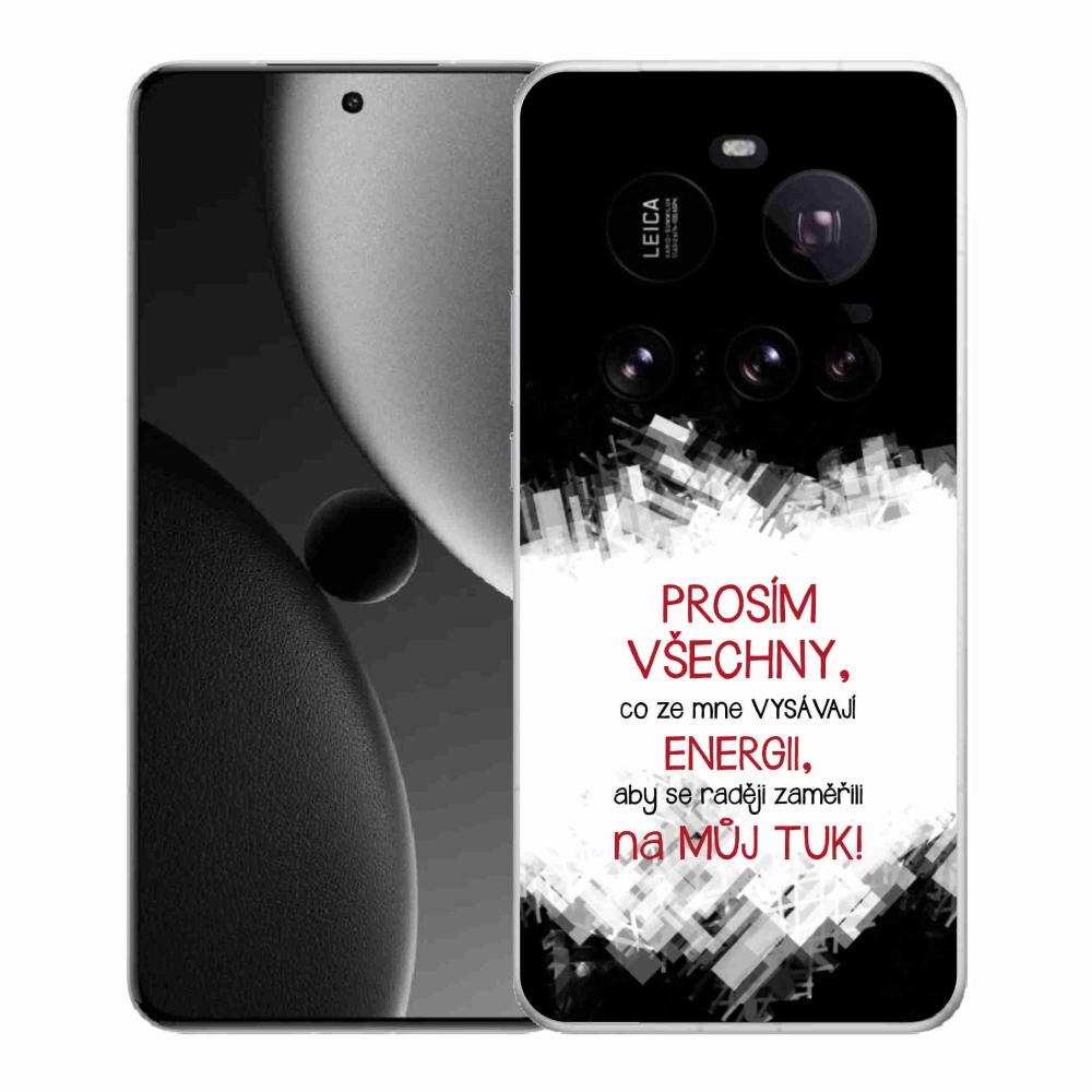 Gél borító mmCase a Xiaomi 15 Ultra - vicces szöveg 1 piros