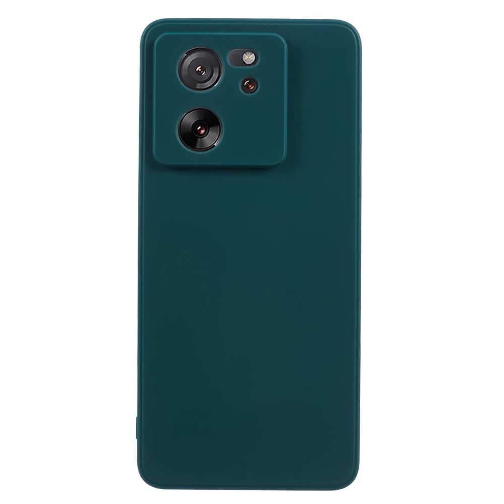 Edge zselés tok Xiaomi 13T/13T Pro készülékhez - sötétzöld