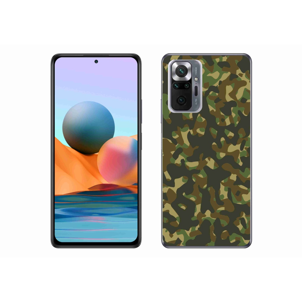 Gél borítás mmCase a Xiaomi Redmi Note 10 Pro készülékhez - terepszínű minta 1