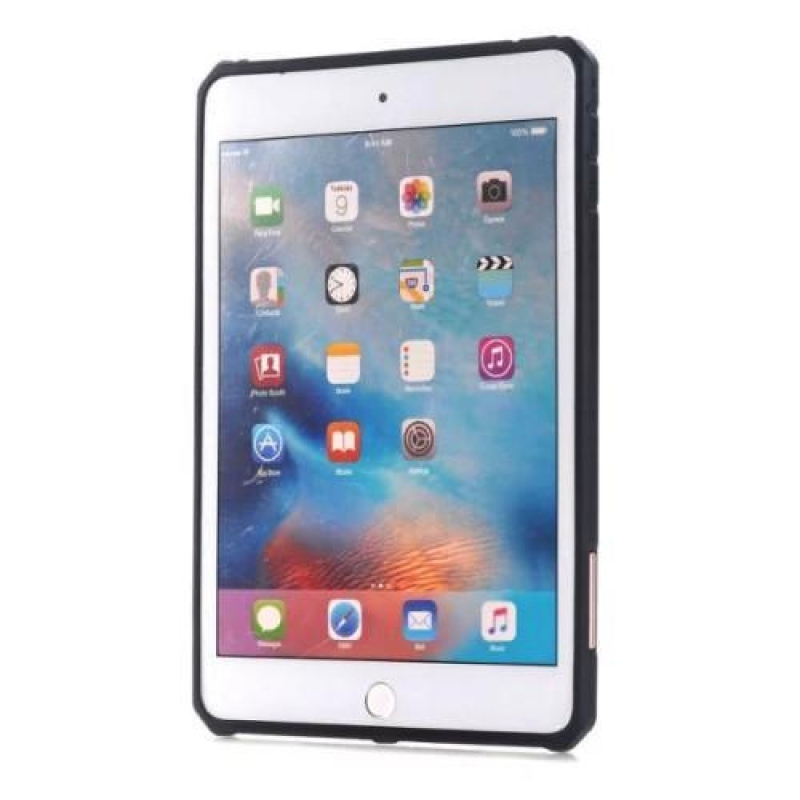 Kültéri kétrészes zselés/műanyag tok iPad mini 4 készülékhez - kék