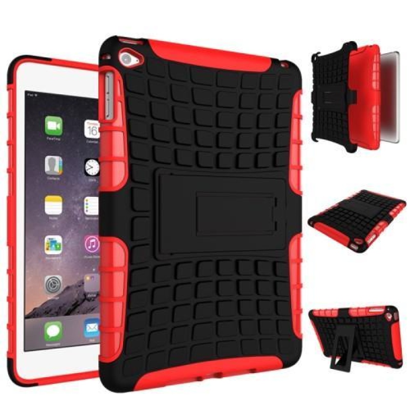 Kültéri tartós tok iPad mini 4 készülékhez - piros