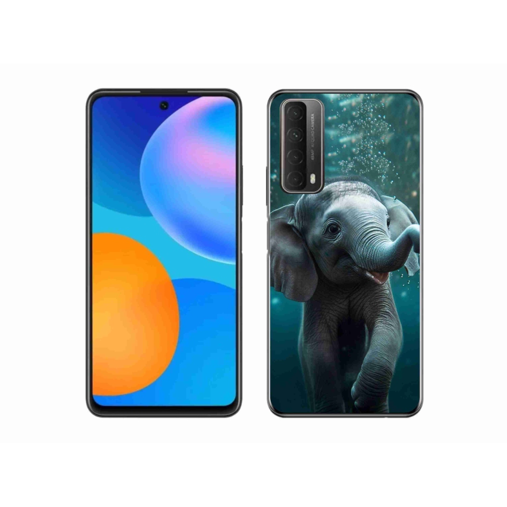 Zselés borítás mmCase a Huawei P Smart (2021) - elefánt a víz alatt